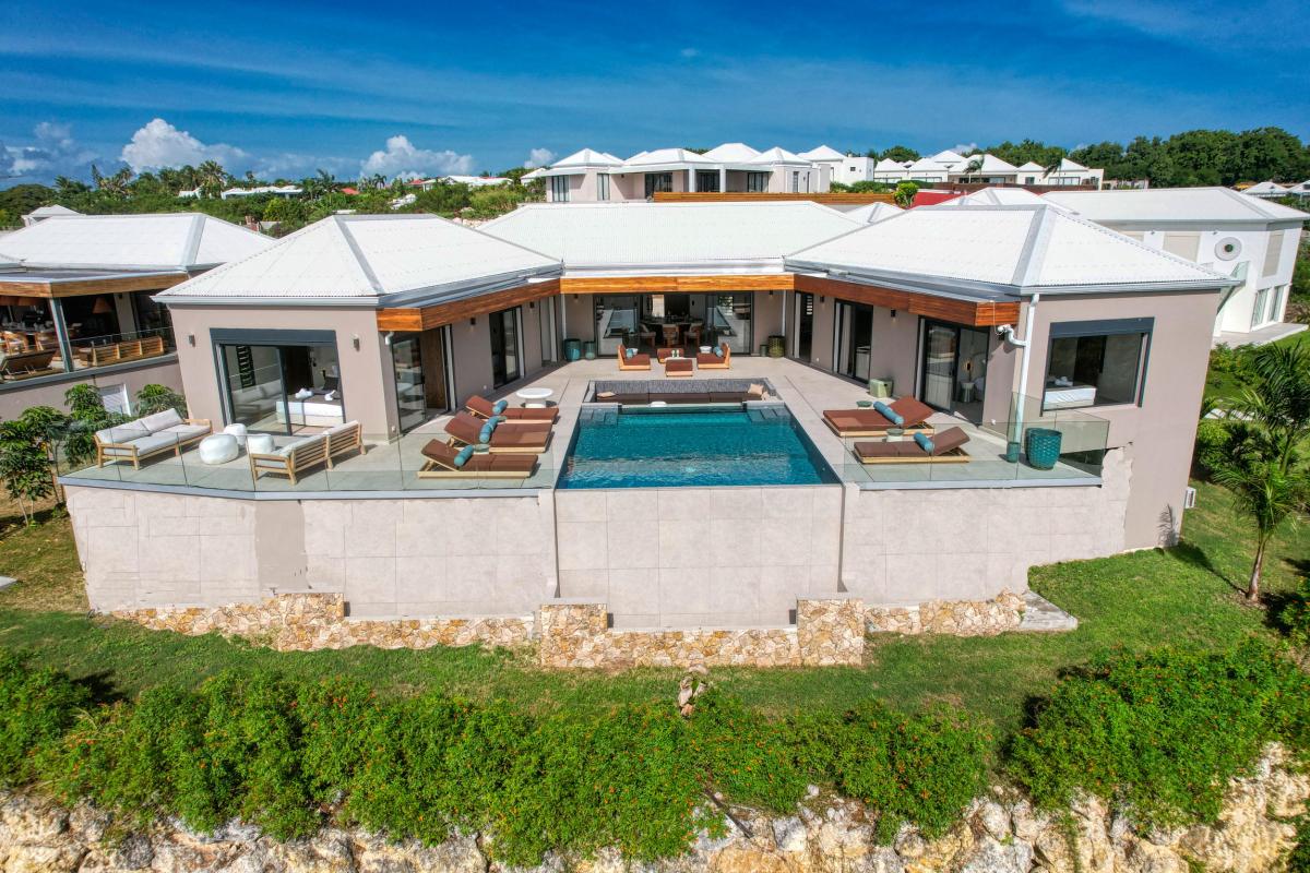 2.Location Villa piscine vue mer St François Guadeloupe_Ensemble